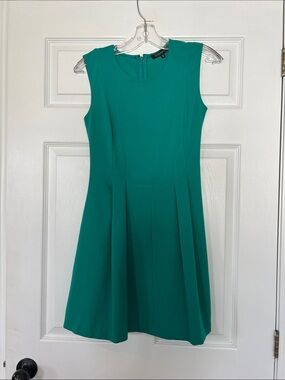 Dynamite Teal Sleeveless Fit-and-Flare Dress